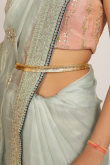 Elegant Gold Plated Waist Chain with Intricate Work