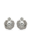 Silver Kundan Chandbalis with Beads for Festive Looks