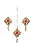  Earrings with Maangtika - Drop Style