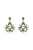 Elegant Drop Earrings with Script and Rubber Stop