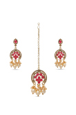  Earring Set with Maangtika