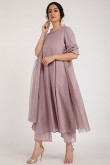 Lavender Pink Soft Silk Eid Anarkali Suit