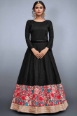 Black Silk Gown 