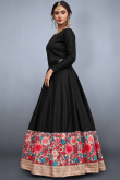 Black Silk Gown 