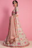 Pink Art Silk Lehenga with Art Silk Choli