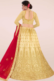 Light Beige Lehenga Choli With Thread Work