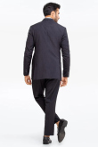 Plain Tweed Men's Charcoal Grey Coat Pant