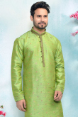 Mens Ethnic Light Green Kurta for Wedding & Party