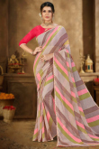 Georgette Saree in Multi Color colour for Party 