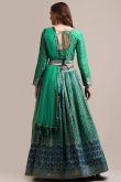 Multi Color Jacquard Lehenga