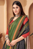 Multi Color Pashmina Printed Casual Wear Sareer