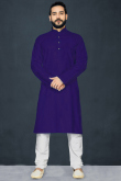 Indigo Blue Kurta Pajama for Men for Wedding & Party