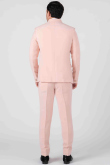 Pale Pink Viscose Jodhpuri Style Plain Men's Coat Pant
