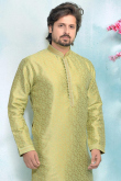 Pear Green Ethnic Kurta for Wedding & Party