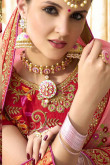 Pink Art Silk Saree with Art Silk Blouse