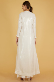Plain Dola Silk White Wedding Festive Wear Lehenga