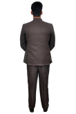 Plain Polyester Brown Jodhpuri Style Men's Coat Pant
