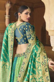 Printed Silk Multi-Color Lehenga