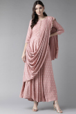 Rayon Kurti In Dusty Pink Colour