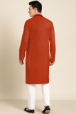 Red Wedding Special Pakistani Kurta Pajama for Men