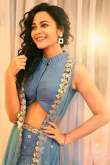 Sequins Embroidered Satin Grey Jacket Style Dhoti