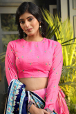 Silk Carnation Pink Printed A-line style Lehenga 