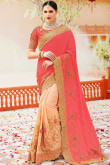Red Silk Saree With Silk Blouse