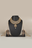 Stone Gold Earring And Necklace Set 