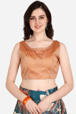 Teal Blue Printed Satin Silk A Line Lehenga