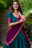 Teal Blue Silk Woven Zari Flared Style Lehenga 