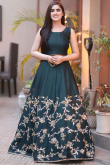 Teal Green Silk Embroidered Wedding Lehenga