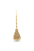 Mirror Choker with Pearl Fringe & Big Jhumkas