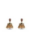 Multicolor Stone Choker with Pearl Jhumkas Set