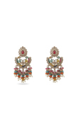Multicolor Beaded Bridal Choker Set with Kundan Motif