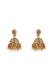 Circular Stone Choker with Jhumkas & Maang Tikka