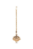 Kundan Choker with Beaded Tikka & Cluster Jhumkas