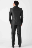 Viscose Jodhpuri Style Men's Black Plain Coat Pant
