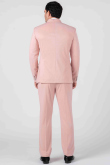 Viscose Jodhpuri Style Pale Pink Plain Men's Coat Pant
