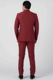 Viscose Maroon Jodhpuri Style Plain Men's Coat Pant