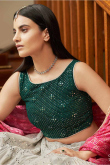 Wedding Wear White Georgette A Line Lehenga