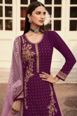 Zari Embroidered Net Thulian Pink Lehenga