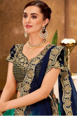Zari Embroidered Raw Silk Mint Green Lehenga
