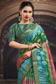 Wedding Saree in Chanderi Silk Multi Color for Party 
