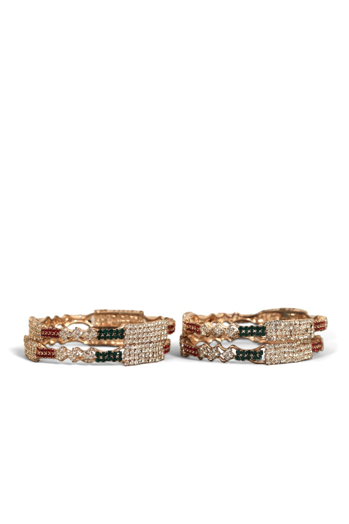 Multi Color Stone Kada Traditional Bangles 