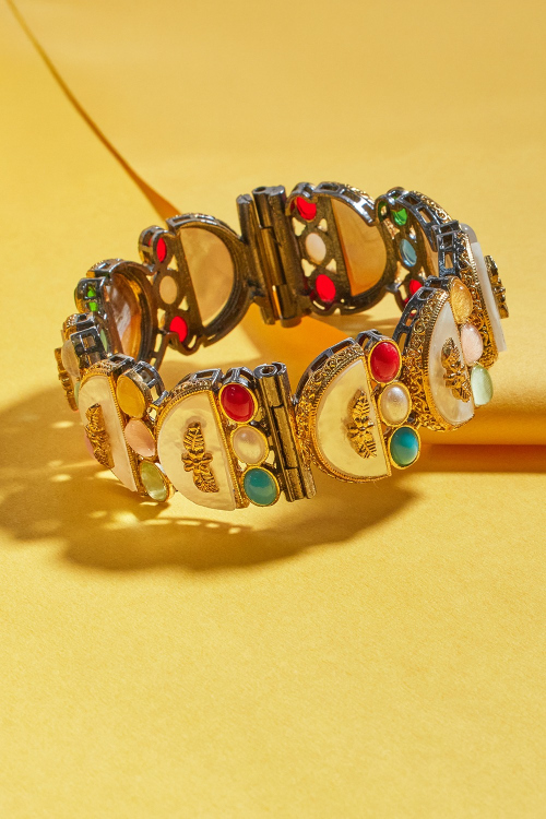 Multi-Color Empress Navratna Bracelets