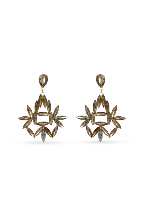 Lightweight Drop Earrings with Carved Detailing