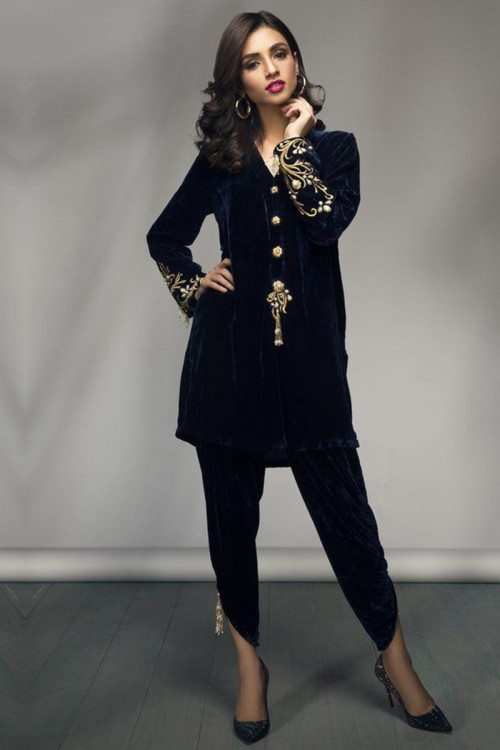 dhoti style pant suit