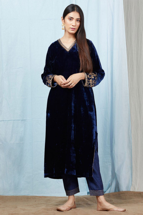 navy blue colour suit ladies