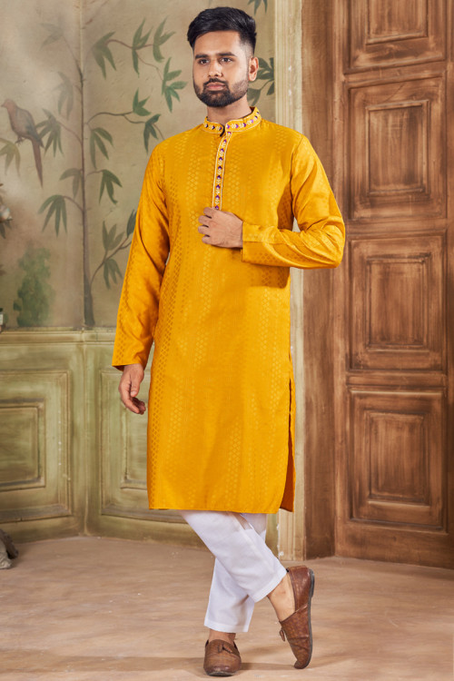 Mehndi gents on sale kurta