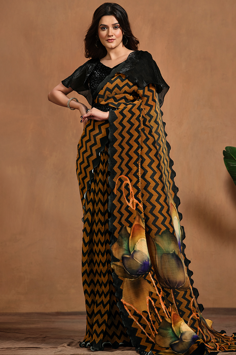 New Ready Made Saree Pattern Irresistible Designer Ready To Wear